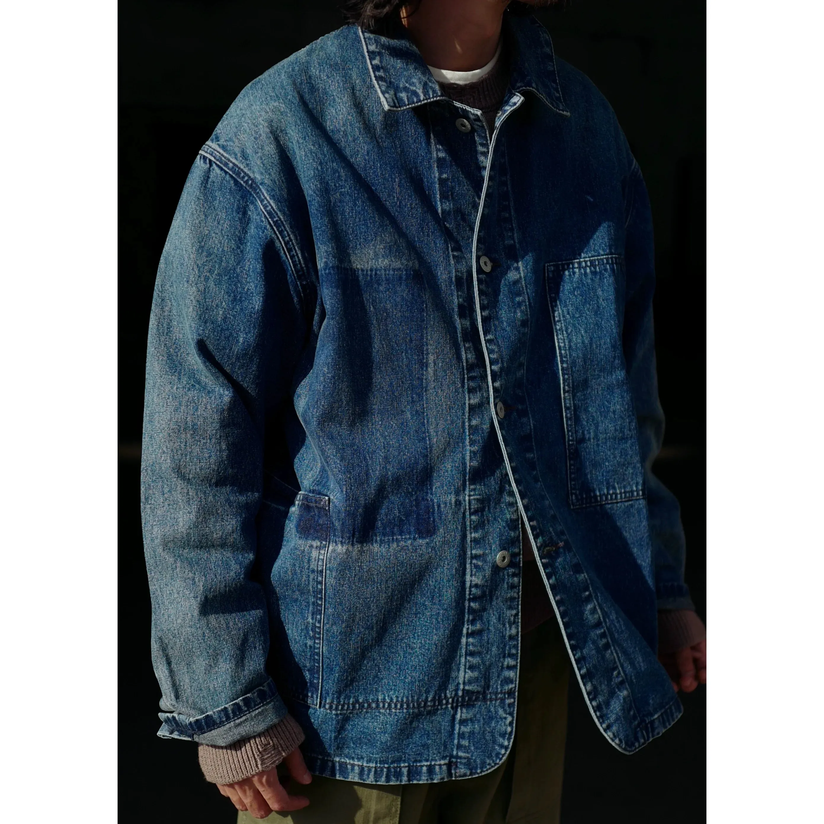 Vintage Washed Denim Coverall