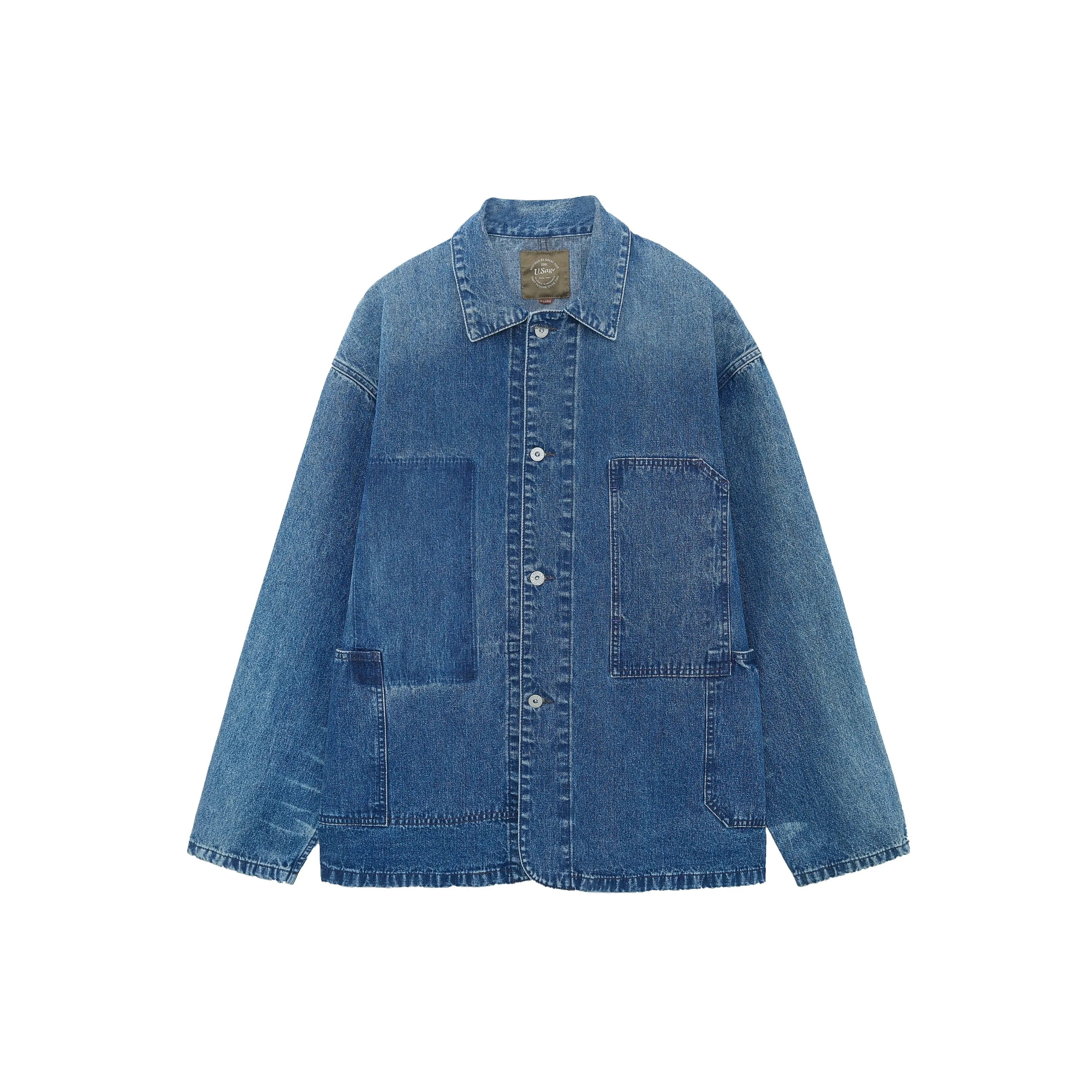 Vintage Washed Denim Coverall
