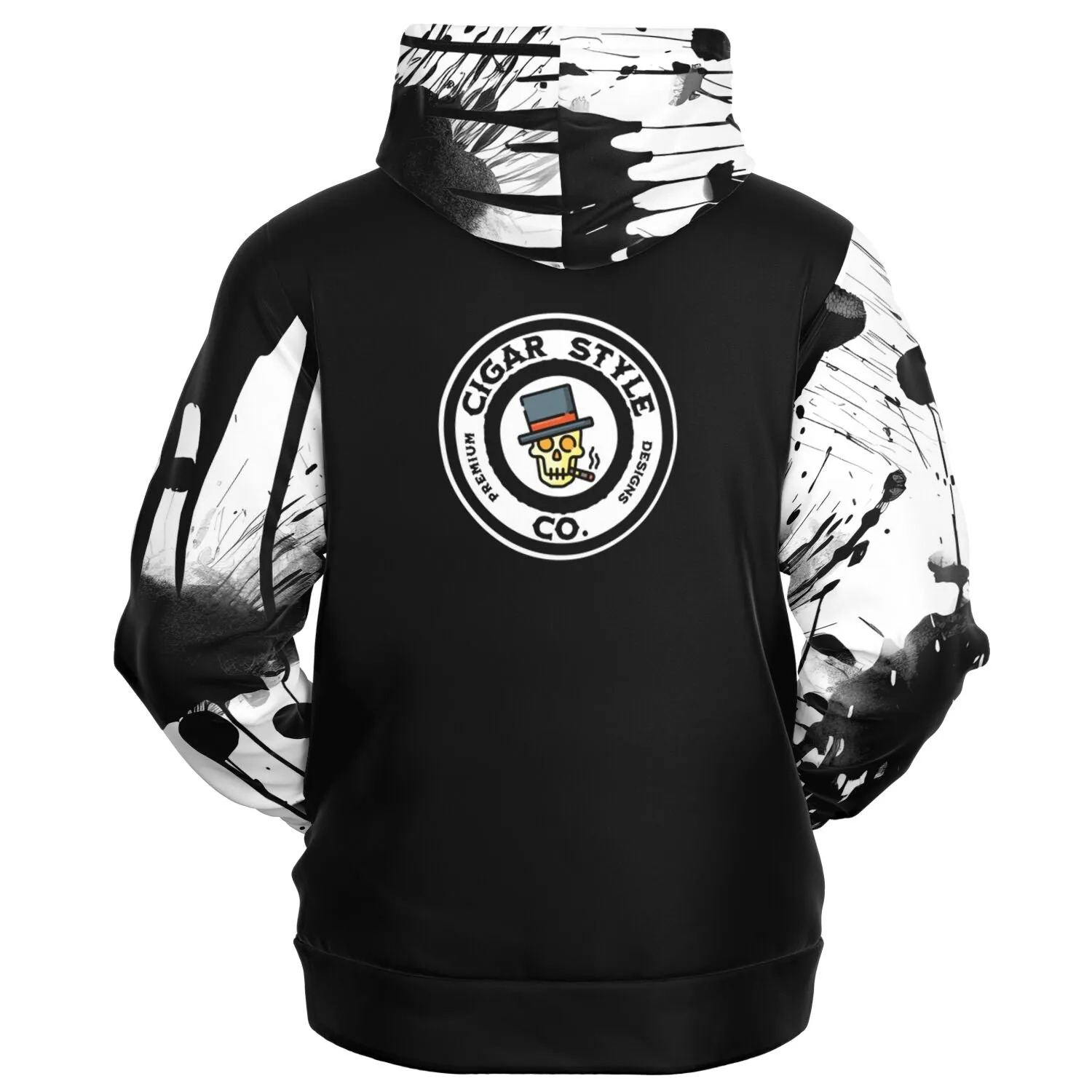 White Street Style Zip Hoodie