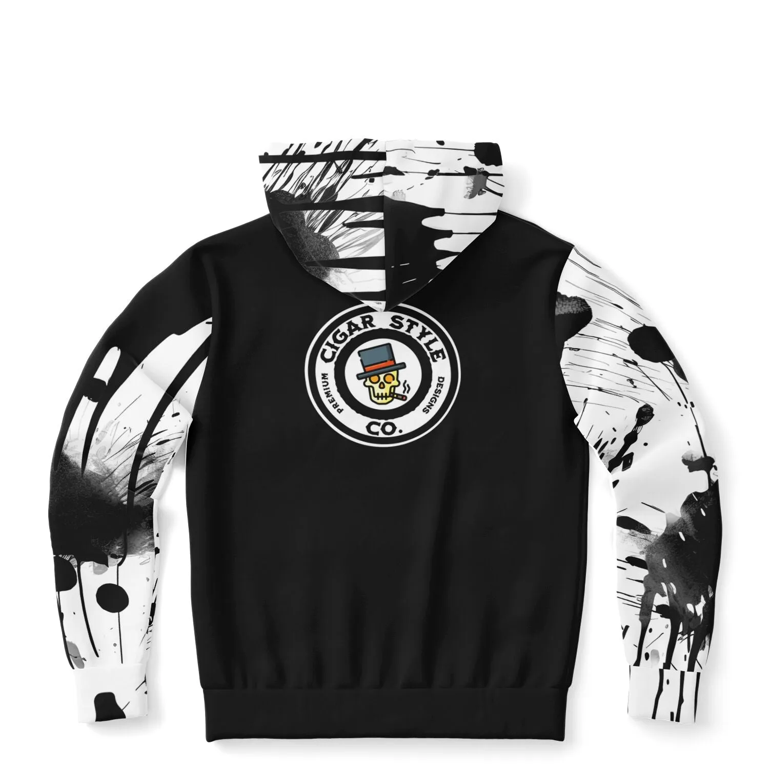 White Street Style Zip Hoodie