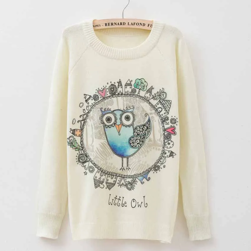 winter Knitwears women sweaters and pullovers fashion Panda/Tiger print Harajuku Sweaters pull femme pullovers