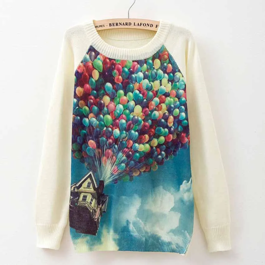 winter Knitwears women sweaters and pullovers fashion Panda/Tiger print Harajuku Sweaters pull femme pullovers