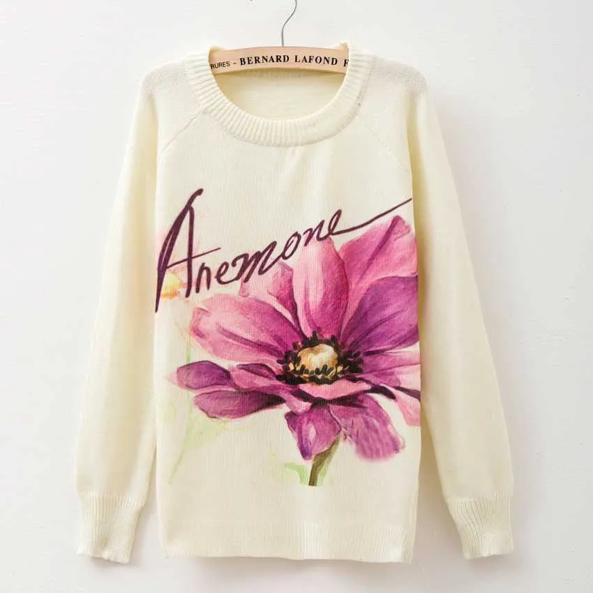 winter Knitwears women sweaters and pullovers fashion Panda/Tiger print Harajuku Sweaters pull femme pullovers