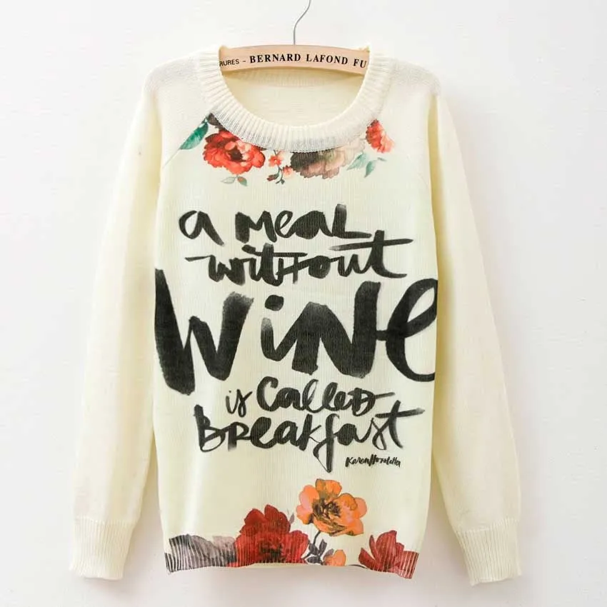 winter Knitwears women sweaters and pullovers fashion Panda/Tiger print Harajuku Sweaters pull femme pullovers