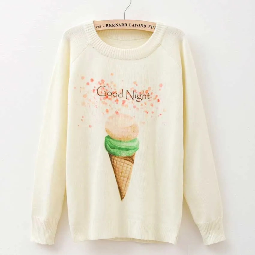 winter Knitwears women sweaters and pullovers fashion Panda/Tiger print Harajuku Sweaters pull femme pullovers