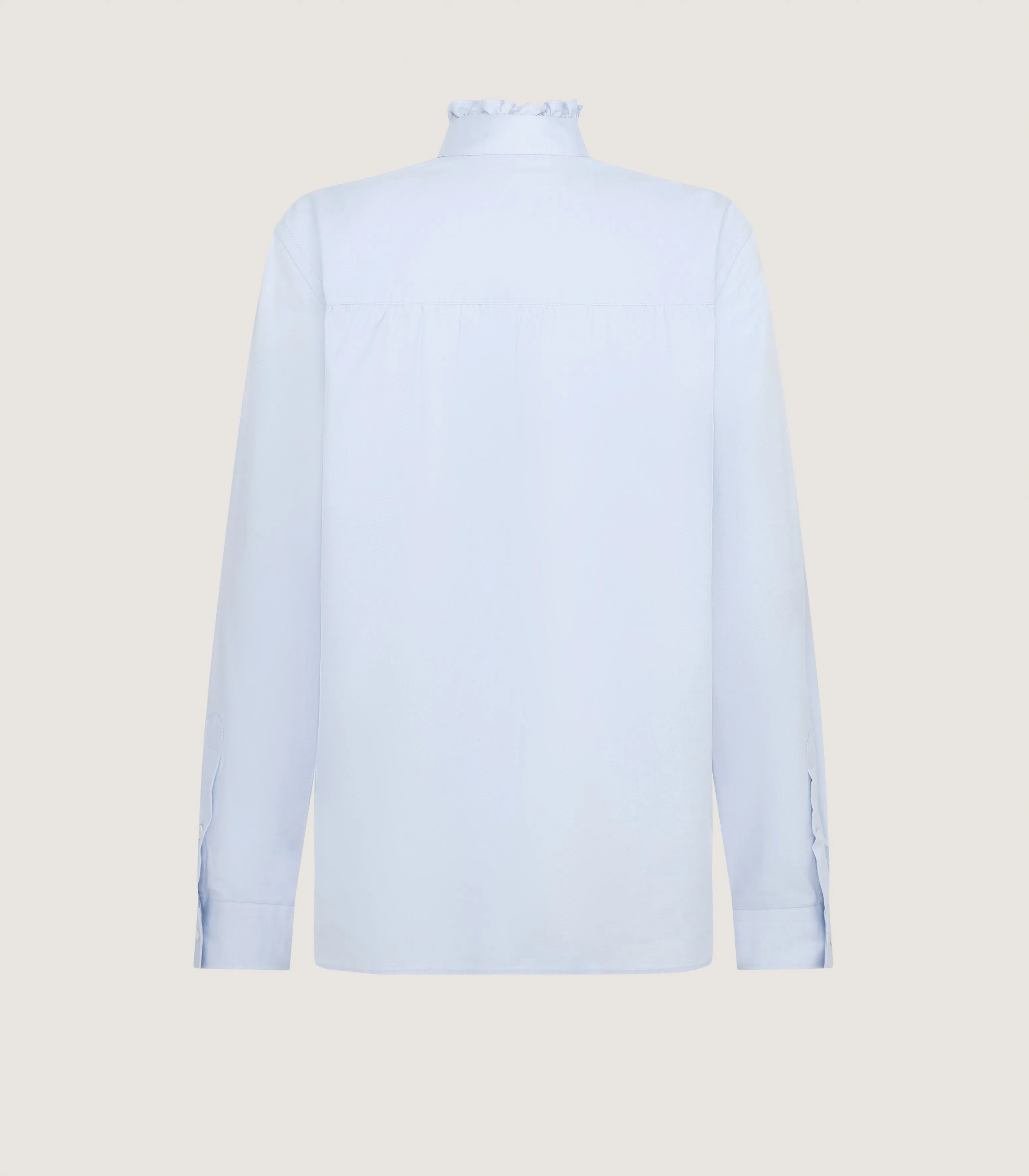 Women's Cotton Pie Crust Shirt in Oxford Blue