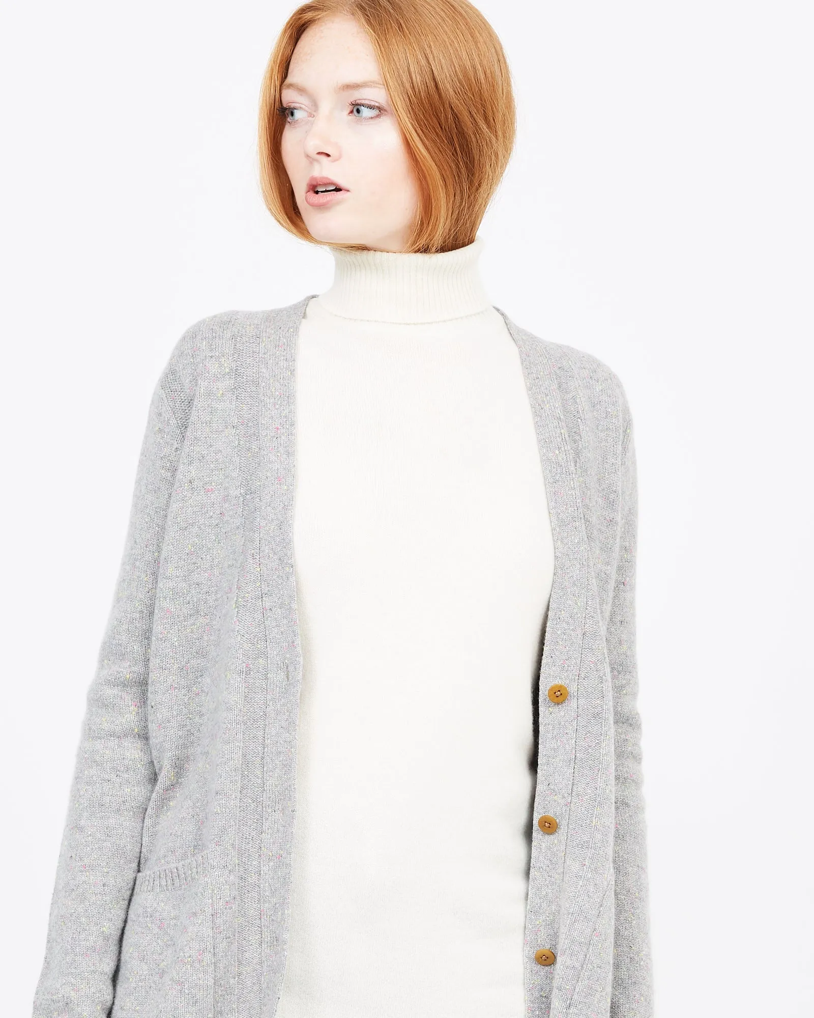 Yuna Cashmere Boyfriend Cardigan
