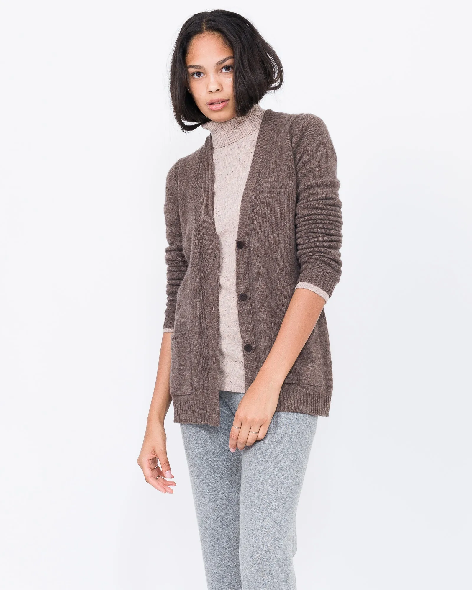 Yuna Cashmere Boyfriend Cardigan
